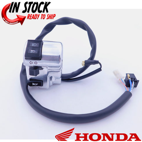 HONDA LH CHROME TURN SIGNAL SWITCH 1998 - 2003 VT750 SHADOW GENUINE OEM NEW